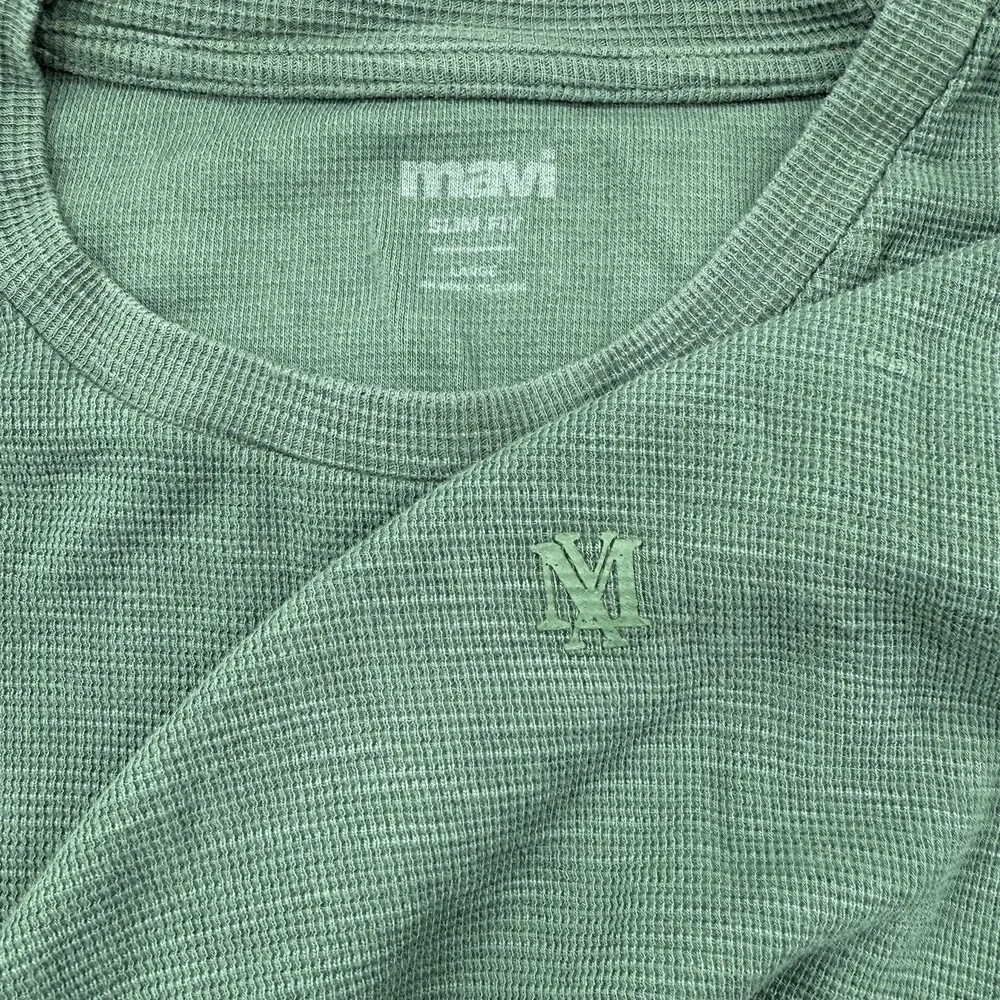 Mavi Sweater‎ Men's Green  Pullover Slim Fit Long Sleeve Casual Knit
